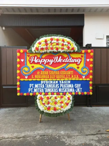 Papan Bunga Pernikahan purbalingga