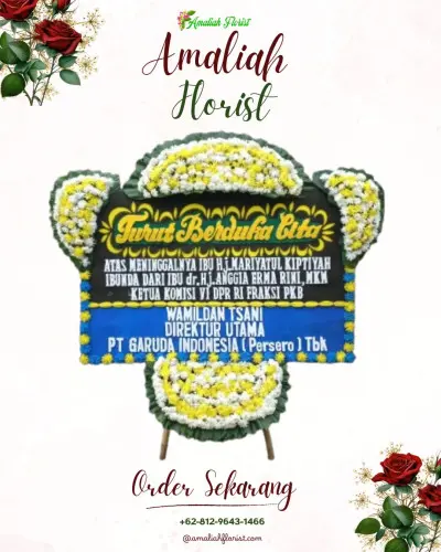 Papan Bunga Duka purbalingga