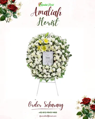 Krans Bunga Duka Cita purbalingga