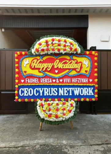 Papan Bunga Pernikahan purbalingga